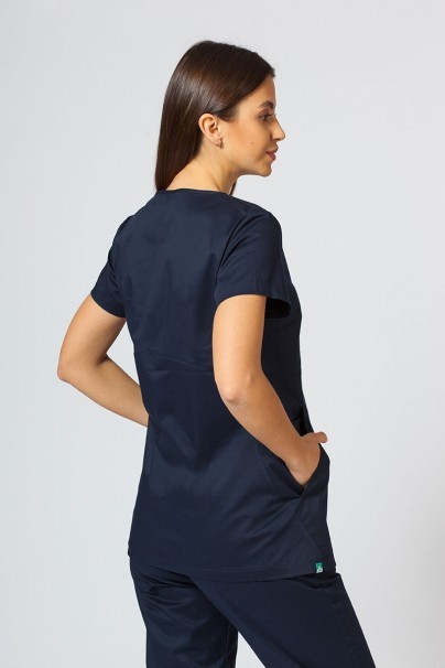 Women’s Sunrise Uniforms scrubs set (Kangaroo top, Loose trousers) true navy-3