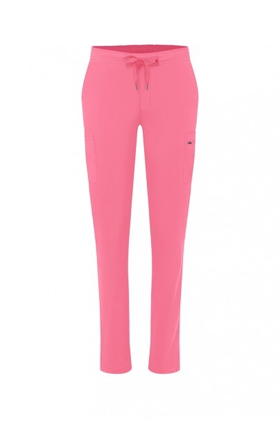 Women’s Adar Uniforms Skinny Leg Cargo scrub trousers azalea pink-9