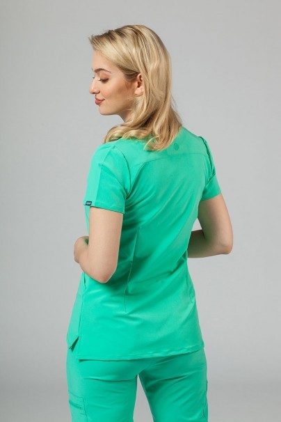 Adar Uniforms scrubs set Cargo (with Notched top – elastic) sea glass-3