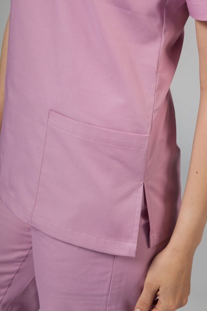 Women’s Sunrise Uniforms Basic Classic scrubs set (Light top, Regular trousers) lilac-7