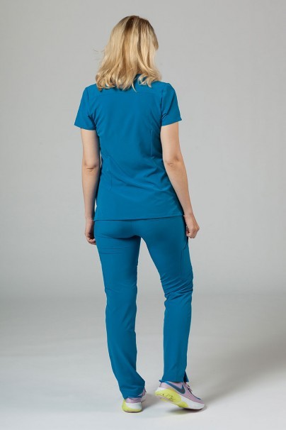 Women’s Adar Uniforms Skinny Leg Cargo scrub trousers royal blue-3