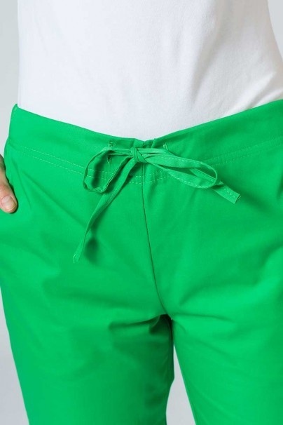 Women’s Sunrise Uniforms Basic Classic scrubs set (Light top, Regular trousers) apple green-8