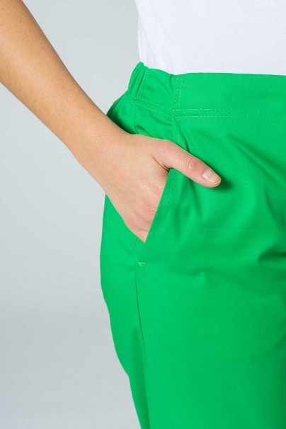 Women’s Sunrise Uniforms Basic Classic scrubs set (Light top, Regular trousers) apple green-9