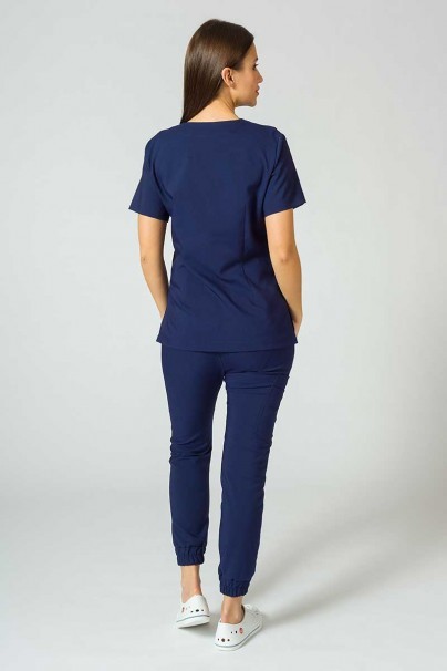 Women's Sunrise Uniforms Premium scrubs set (Joy top, Chill trousers) navy-2