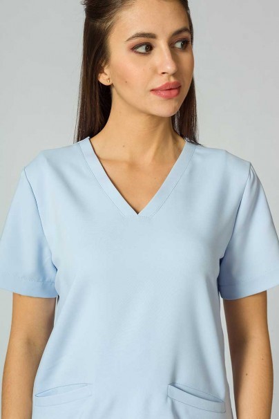 Women's Sunrise Uniforms Premium scrubs set (Joy top, Chill trousers) ceil blue-7