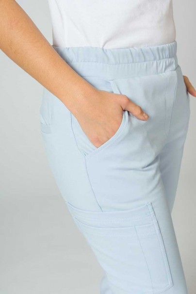 Women's Sunrise Uniforms Premium scrubs set (Joy top, Chill trousers) ceil blue-11