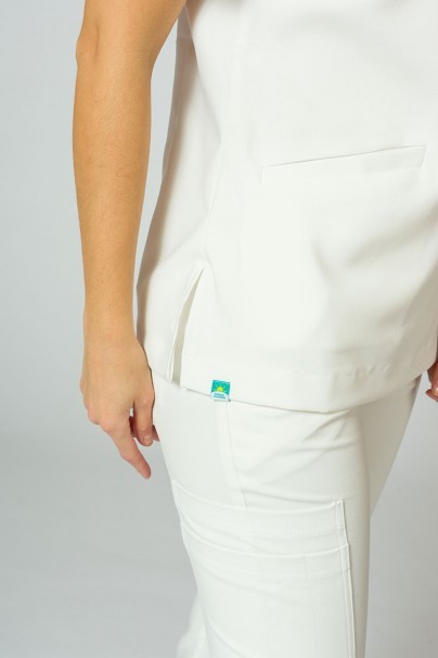 Women's Sunrise Uniforms Premium scrubs set (Joy top, Chill trousers) ecru-6