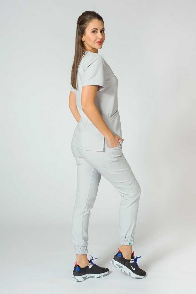 Women's Sunrise Uniforms Premium Chill jogger scrub trousers quiet gray-3