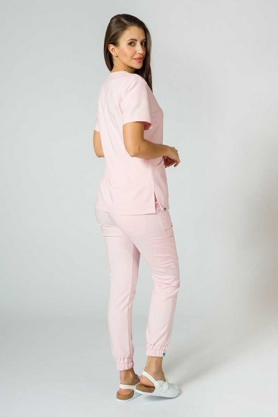 Women's Sunrise Uniforms Premium scrubs set (Joy top, Chill trousers) blush pink-2