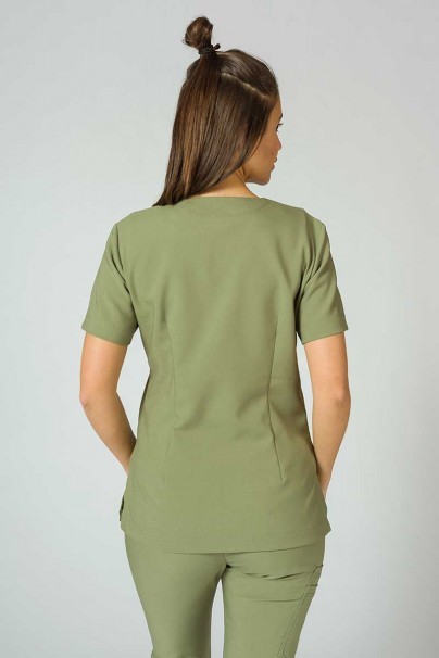 Women's Sunrise Uniforms Premium scrubs set (Joy top, Chill trousers) olive-5