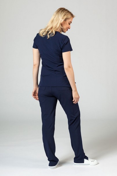 Women’s Adar Uniforms Skinny Leg Cargo scrub trousers navy-2