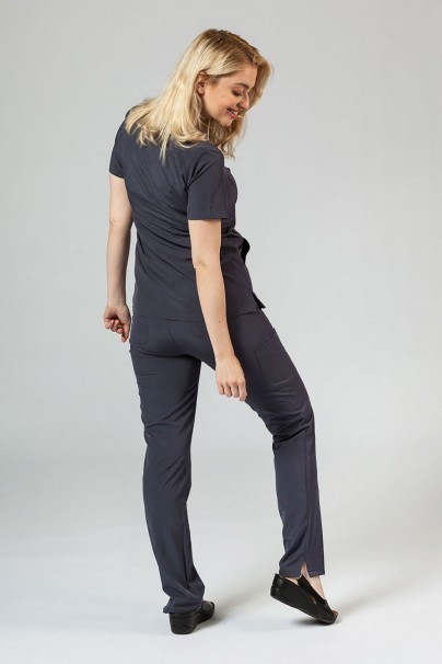 Women's Maevn Matrix Impulse Stylish scrubs set pewter-1