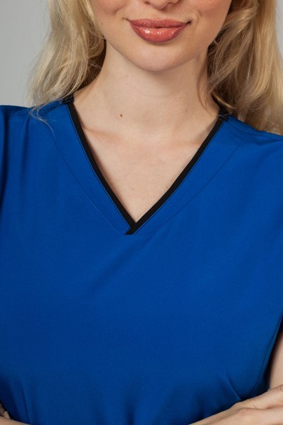 Women's Maevn Matrix Impulse Stylish scrubs set royal blue-4