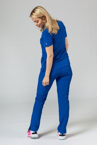 Women's Maevn Matrix Impulse Stylish scrubs set royal blue-2