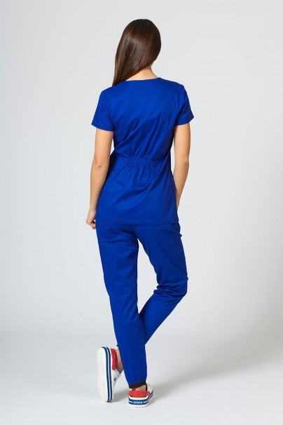 Women's Sunrise Uniforms Active II scrubs set (Fit top, Loose trousers) galaxy blue-1