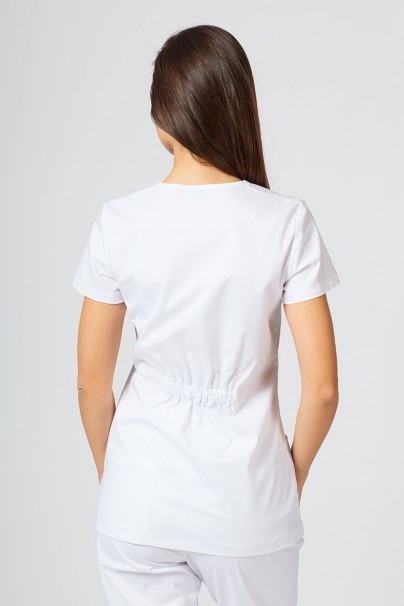 Women's Sunrise Uniforms Active II scrubs set (Fit top, Loose trousers) white-4