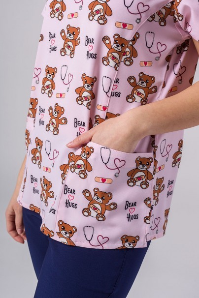 Women’s Maevn Prints scrub top Boo Boo Bear-5