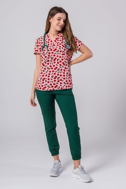 Women’s Maevn Prints scrub top Cherries Berries-1