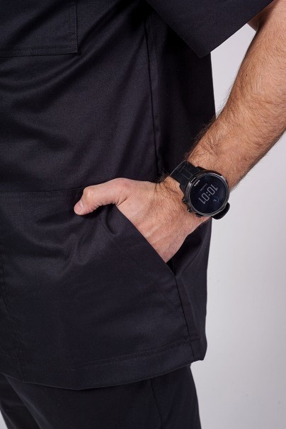 Men's Sunrise Uniforms Active scrubs set (Flex top, Flow trousers) black-5