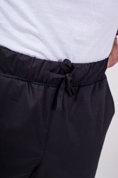 Men's Sunrise Uniforms Active scrubs set (Flex top, Flow trousers) black-9