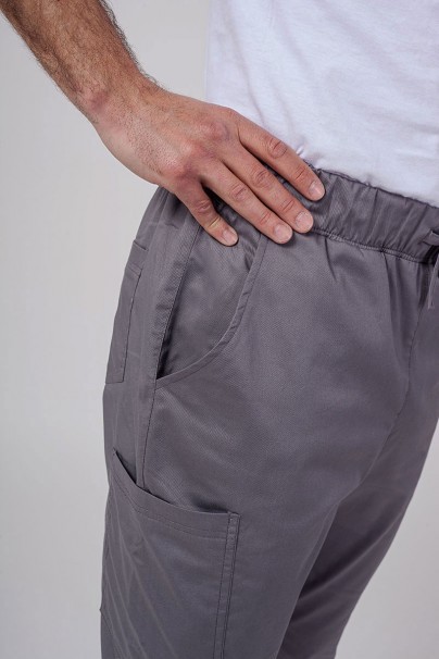 Men's Sunrise Uniforms Active scrubs set (Flex top, Flow trousers) pewter-9