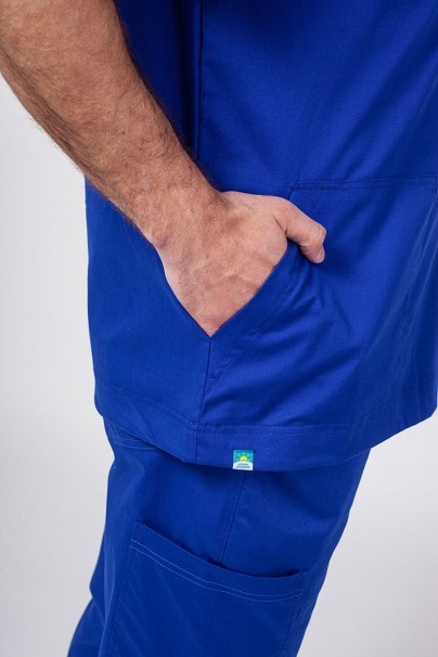 Men's Sunrise Uniforms Active scrubs set (Flex top, Flow trousers) galaxy blue-5