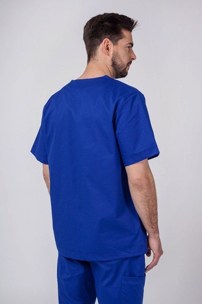 Men's Sunrise Uniforms Active scrubs set (Flex top, Flow trousers) galaxy blue-3