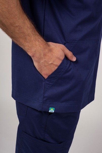Men's Sunrise Uniforms Active scrubs set (Flex top, Flow trousers) navy-5