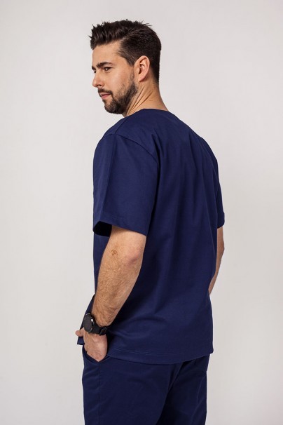 Men's Sunrise Uniforms Active scrubs set (Flex top, Flow trousers) navy-3