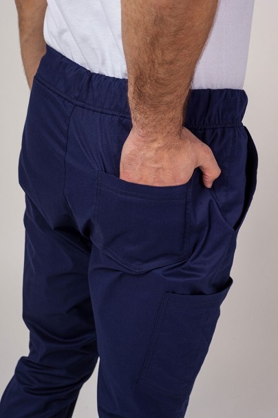Men's Sunrise Uniforms Active scrubs set (Flex top, Flow trousers) navy-9