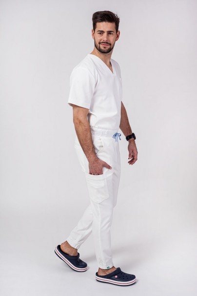 Men's Sunrise Uniforms Premium Select jogger scrub trousers ecru-4