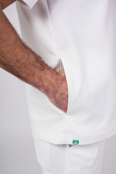 Men's Sunrise Uniforms Premium scrubs set (Dose top, Select trousers) ecru-6