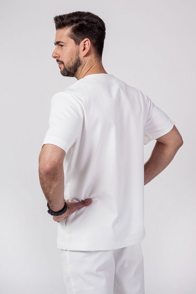 Men's Sunrise Uniforms Premium scrubs set (Dose top, Select trousers) ecru-4