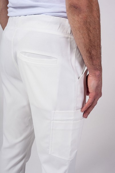 Men's Sunrise Uniforms Premium scrubs set (Dose top, Select trousers) ecru-9