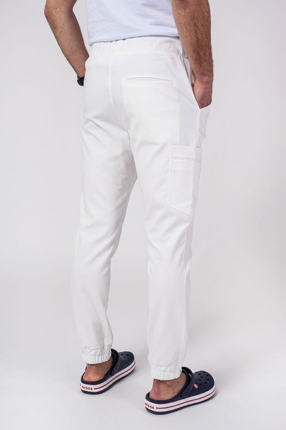Men's Sunrise Uniforms Premium scrubs set (Dose top, Select trousers) ecru-8