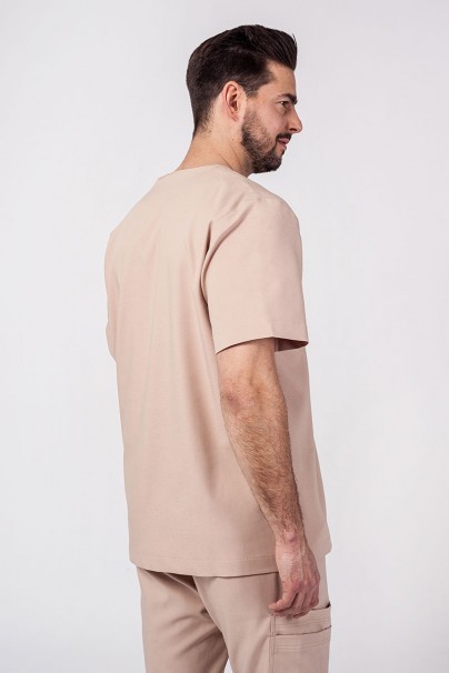 Men’s Sunrise Uniforms Premium Dose scrub top khaki-2