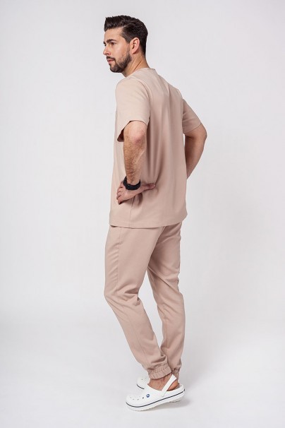 Men's Sunrise Uniforms Premium scrubs set (Dose top, Select trousers) khaki-3