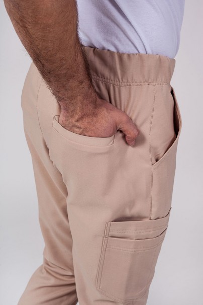Men's Sunrise Uniforms Premium scrubs set (Dose top, Select trousers) khaki-10