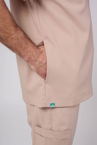 Men's Sunrise Uniforms Premium scrubs set (Dose top, Select trousers) khaki-6