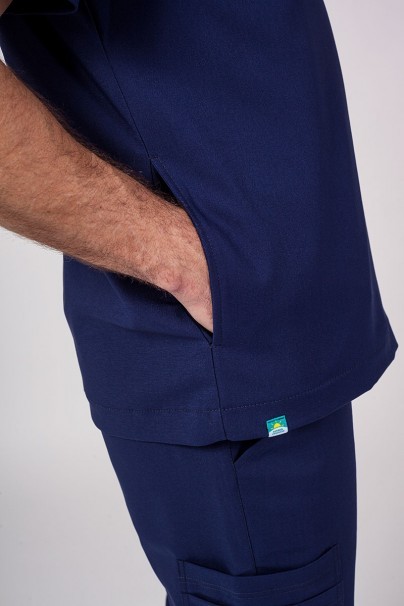 Men's Sunrise Uniforms Premium scrubs set (Dose top, Select trousers) navy-7