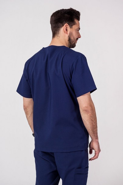 Men's Sunrise Uniforms Premium scrubs set (Dose top, Select trousers) navy-5