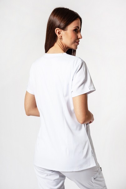 Adar Uniforms scrubs set Ultimate (with Sweetheart top – elastic) white-3
