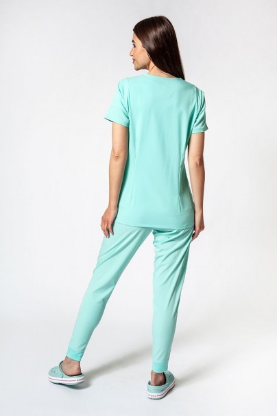 Adar Uniforms scrubs set Ultimate (with Sweetheart top – elastic) aqua-1