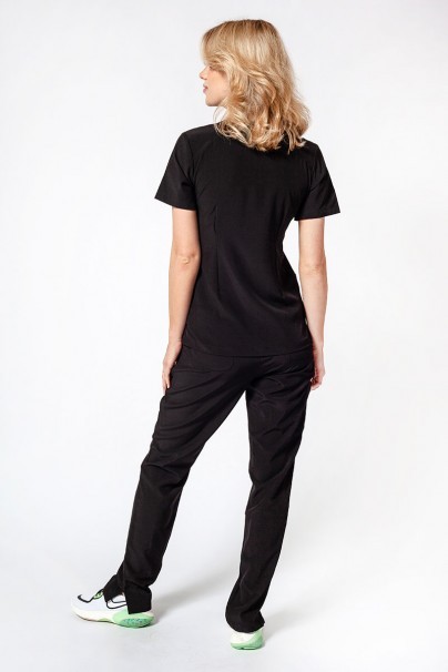 Women's Maevn Matrix Impulse Stylish scrubs set black-2