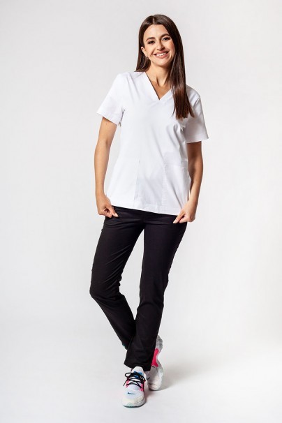 Women's Sunrise Uniforms Slim (elastic) scrub trousers black-6