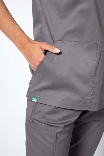 Women's Sunrise Uniforms Active III scrubs set (Bloom top, Air trousers) pewter-5