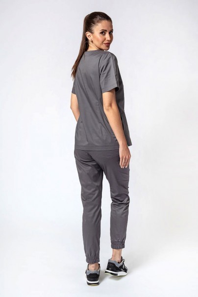 Men's Sunrise Uniforms Active III scrubs set (Bloom top, Air trousers) pewter-2