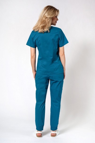 Women’s Sunrise Uniforms Active Air jogger scrub trousers caribbean blue-6
