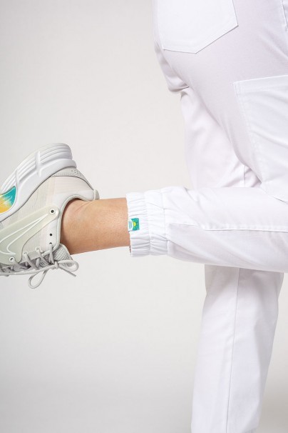 Men's Sunrise Uniforms Active III scrubs set (Bloom top, Air trousers) white-10