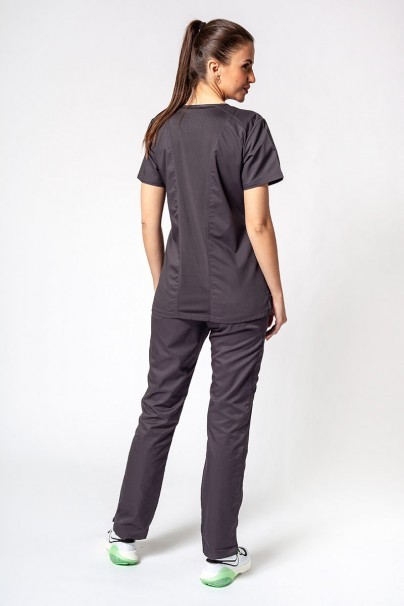 Women's Maevn EON Sport Sporty & Comfy classic scrubs set charcoal-1